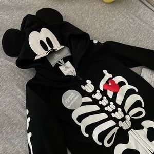 *Price is Firm* Mickey Mouse Halloween Skeleton Romper for Baby